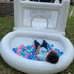 White Inflatable Castle